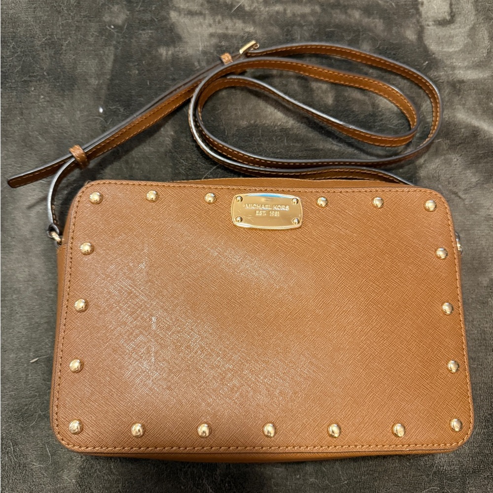 Michael Kors Sandrine Stud Large Crossbody Bag